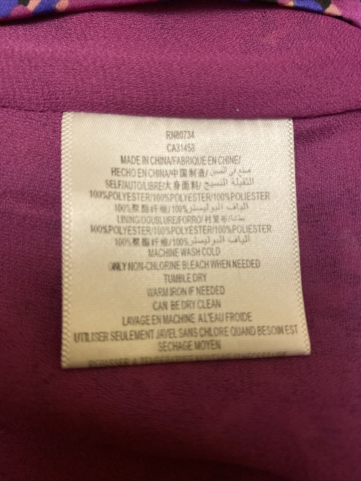 BCBGeneration purple, pullover style, sleeveless … - image 14