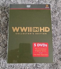 WWII in HD DVD, 2011, 5-Disc Set, Collectors Edition NEW SEALED FREE SHIPPING