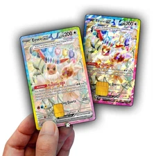 Terastal Eevee Credit Card Skin - Glossy Vinyl Decal Sticker Cover
