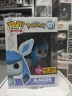Pokemon: Glaceon 921 Flocked Hot Topic Exclusive Funko Pop w/ Protector