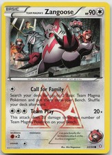 Team Magma's Zangoose 22/34 Common Double Crisis Pokemon NM/M on eBay