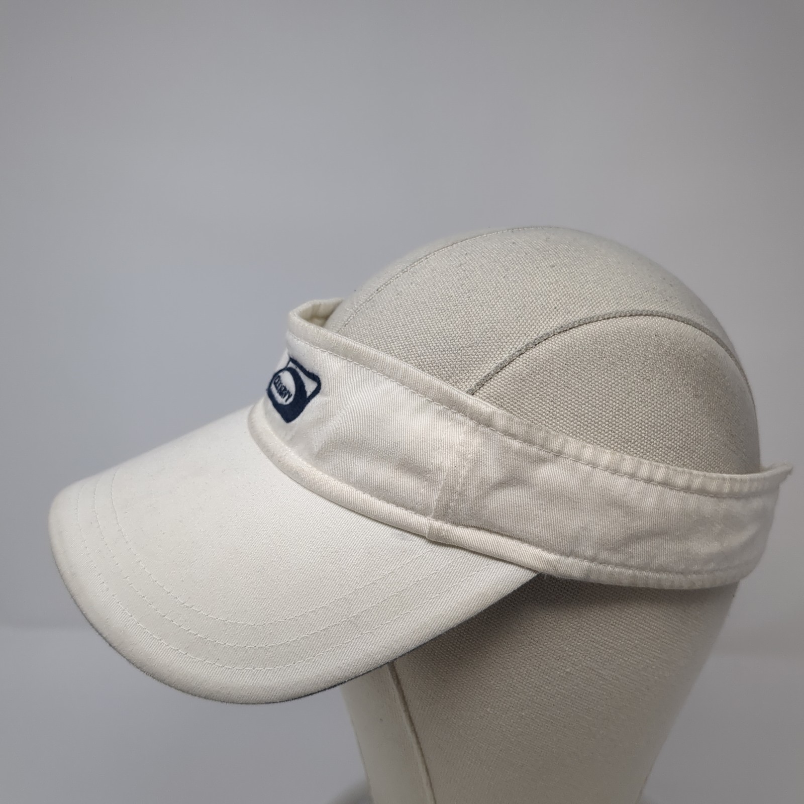 Old Navy Strapback Visor Hat Solid White One Size… - image 3