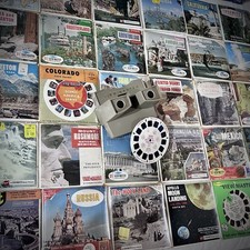 Vintage Viewmaster View Master Viewer and Reels Lot Travel Disneyland