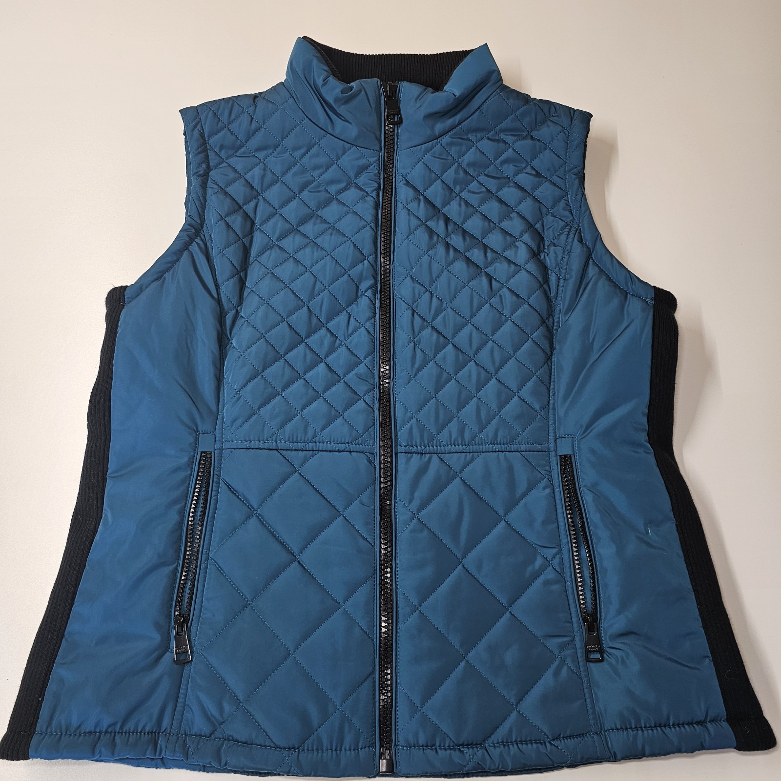 Andrew Marc Teal Quilted Vest -Size XL
