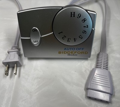 Biddeford TC11BA Electric Blanket Controller 4-Prong Cord Auto Shut Off