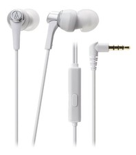 Audio-Technica ATH-CKR3iS WH In-Ear Earphones White Smartphone Mic Volume Contr