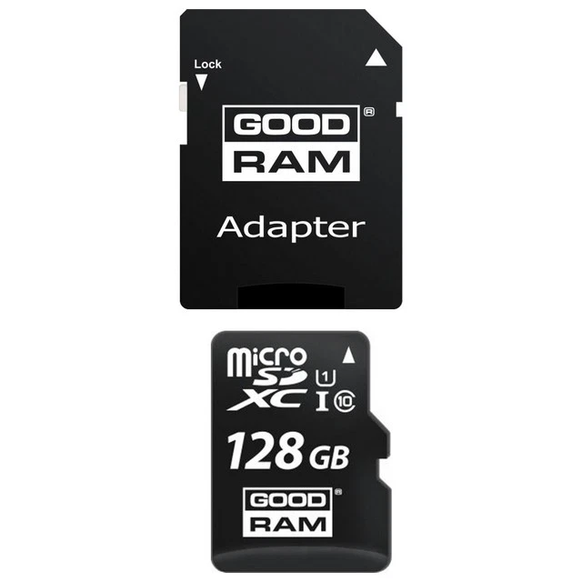 GOODRAM MEMORY CARD M1AA MICROSD HC 128 GB CLASSE 10 UHS-I SPEED 100MB/S 794595A - Immagine 2 di 3