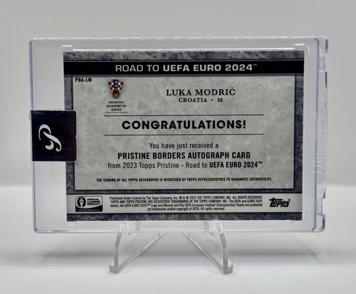 2024 Topps Pristine EURO - LUKA MODRIC Oro Rifrattore Auto Croazia /50 SIGILLATO❗️ - Foto 3 di 3