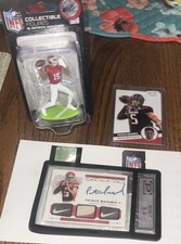 Patrick Mahomes Kansas City Chiefs Figurine & GRADED MINT 9 Nike Card Super Bowl