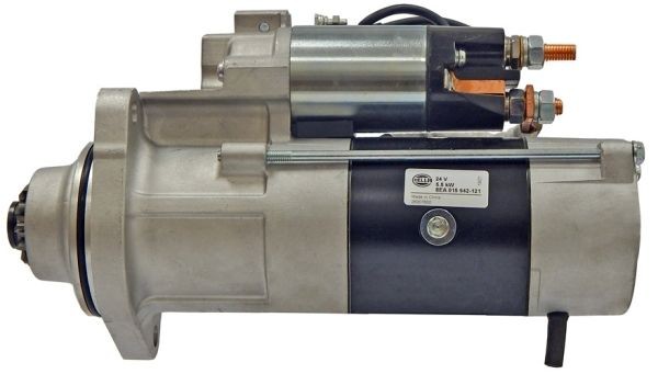 HELLA Starter 24V Clockwise Fits MITSUBISHI VOLVO DEUTZ-FAHR 8EA 015 642-121