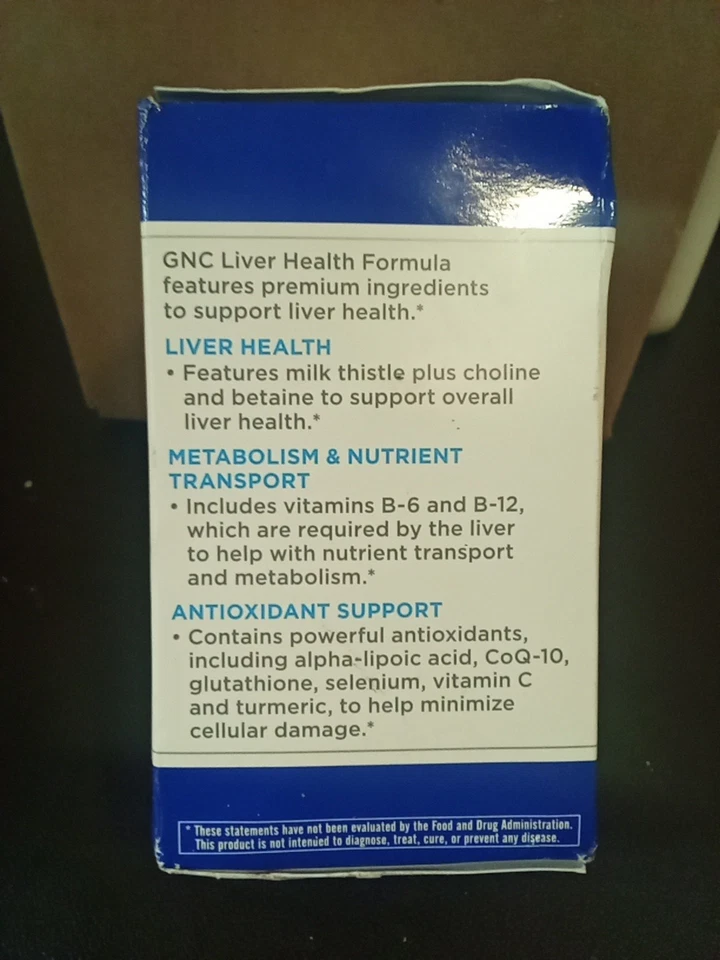 Формула для здоровья печени GNC 90 капсул 30-дневный запас  - Изображение 2 из 4