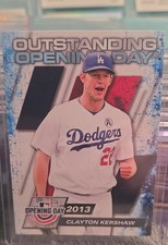 2021 Topps Opening Day - Outstanding Opening Days Clayton Kershaw #OOD-9