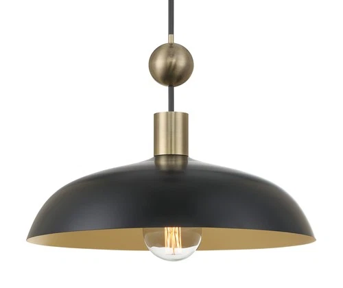 Minka Lavery 1996 Biloxi 24"W Pendant - Coal / Weathered Antique Brass - Picture 1 of 3