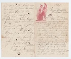 1861 Gallipolis, Ohio - Civil War Patriotic Stationery Letter - Bands Marching !