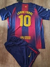 Ensemble football Barcelone - Lamine yamal - 8 à 14 ans - Maillot football