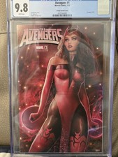 Avengers #1 Nathan Szerdy Trade Variant CGC 9.8  Scarlett Witch