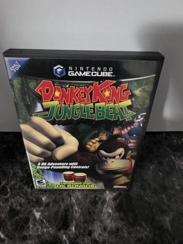 Donkey Kong Jungle Beat (Nintendo GameCube, 2005) CIB - Pristine Condition