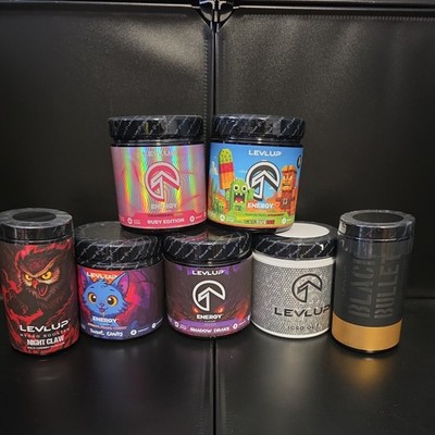LevlUp Gaming Booster 7er Bundle Energy    Hydro Drink versiegelt 
