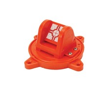 Reflective 30mm Survey Target w/360&deg; Swivel w/Magnetic Attachment Red,Pack of 10