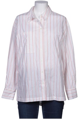 Opus Bluse Damen Oberteil Hemd Hemdbluse Gr. EU 42 Baumwolle Weiß #i4g5mth