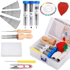 Felting Needles, Complete Needle Felting Tools, Wool Needle Felting Supplies