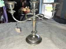 F B Rogers Silver Plated 3 Branch Candelabra centre piece