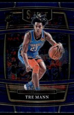 2021-22 Panini Select - Concourse Tre Mann #36 Blue (RC)