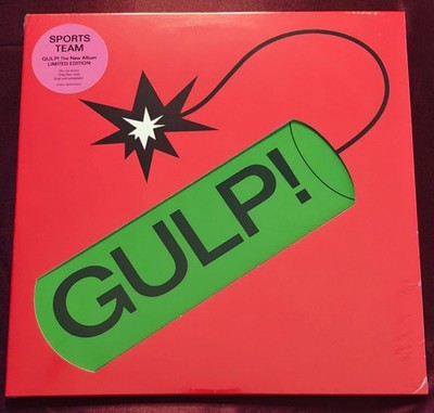   Sports Team   Gulp! (2022)   Limited Blue Vinyl   Sealed Alt Red Sleeve  