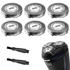 Philips Norelco SH30 Replacement Shaving Heads Series 1000 3500, 6 Pack Brush