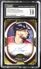2025 Topps Tier One Tier One Shots Autographs Lourdes Gurriel Jr. Auto 10 CGC 10