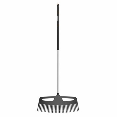 Fiskars Xact Laubbesen XXL, Rechen, Laubkehrer, Harke, Laubrechen Gartenwerkzeug