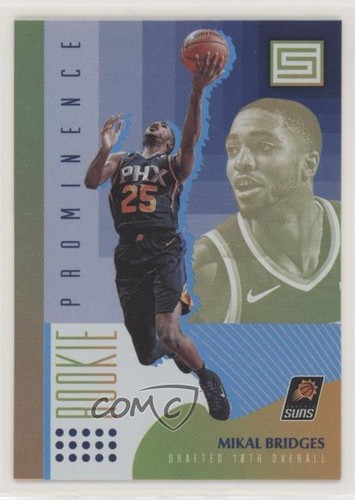 Mikal Bridges [Blue] #10 2018 Panini Status Rookie Prominence card