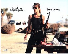 Linda Hamilton signed 11x14 Photo Sarah Connor Terminator JSA Authentication