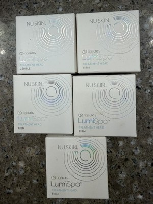 LOT OF 5 Nu Skin Nuskin Lumispa Treatment Cleanser FIRM Head Free