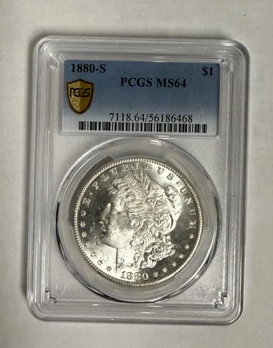 1880-S $1 Morgan Silver Dollar PCGS MS 64