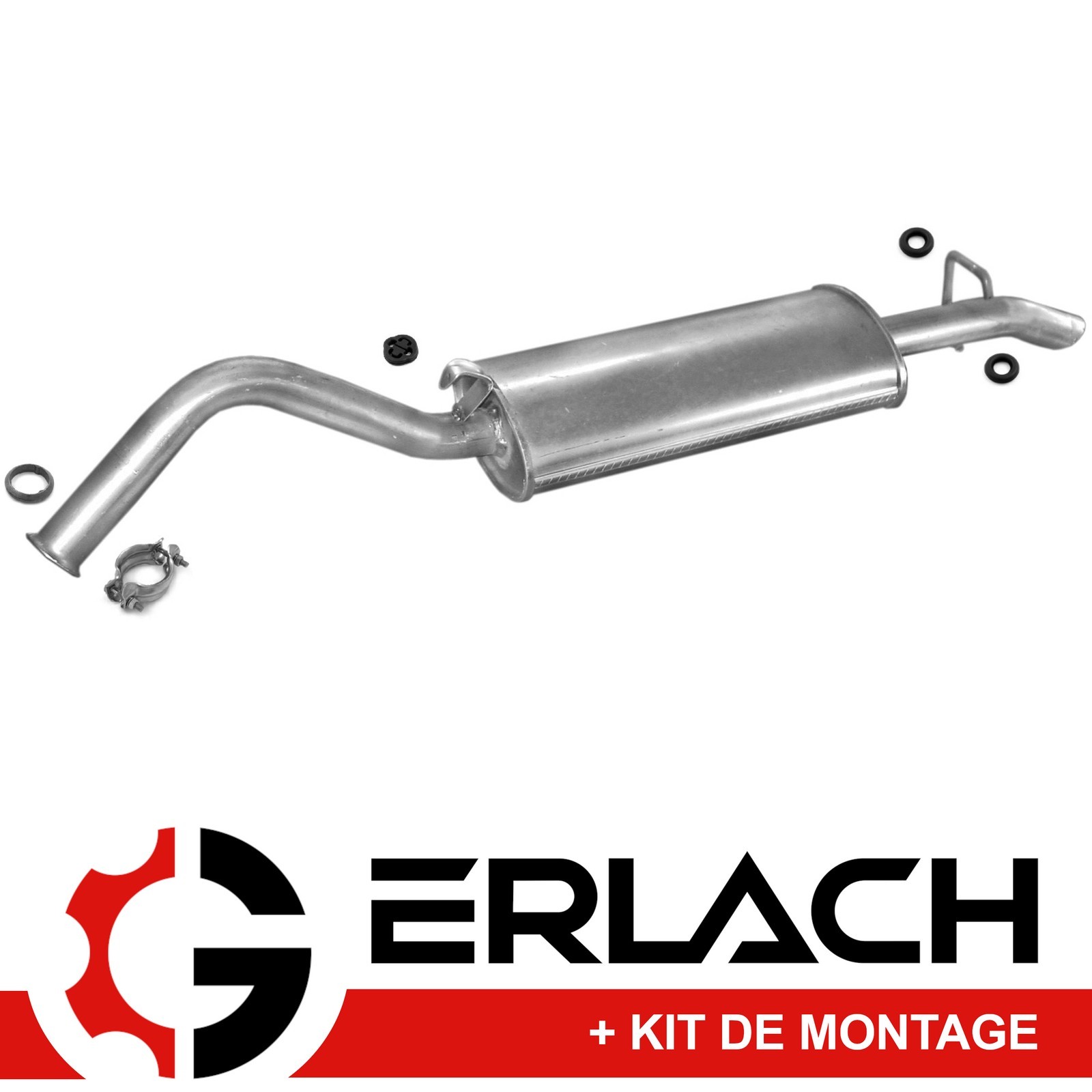 Silencieux arrière Audi 100 200 pot d'échappement moteurs 5 cylindres ref 1008