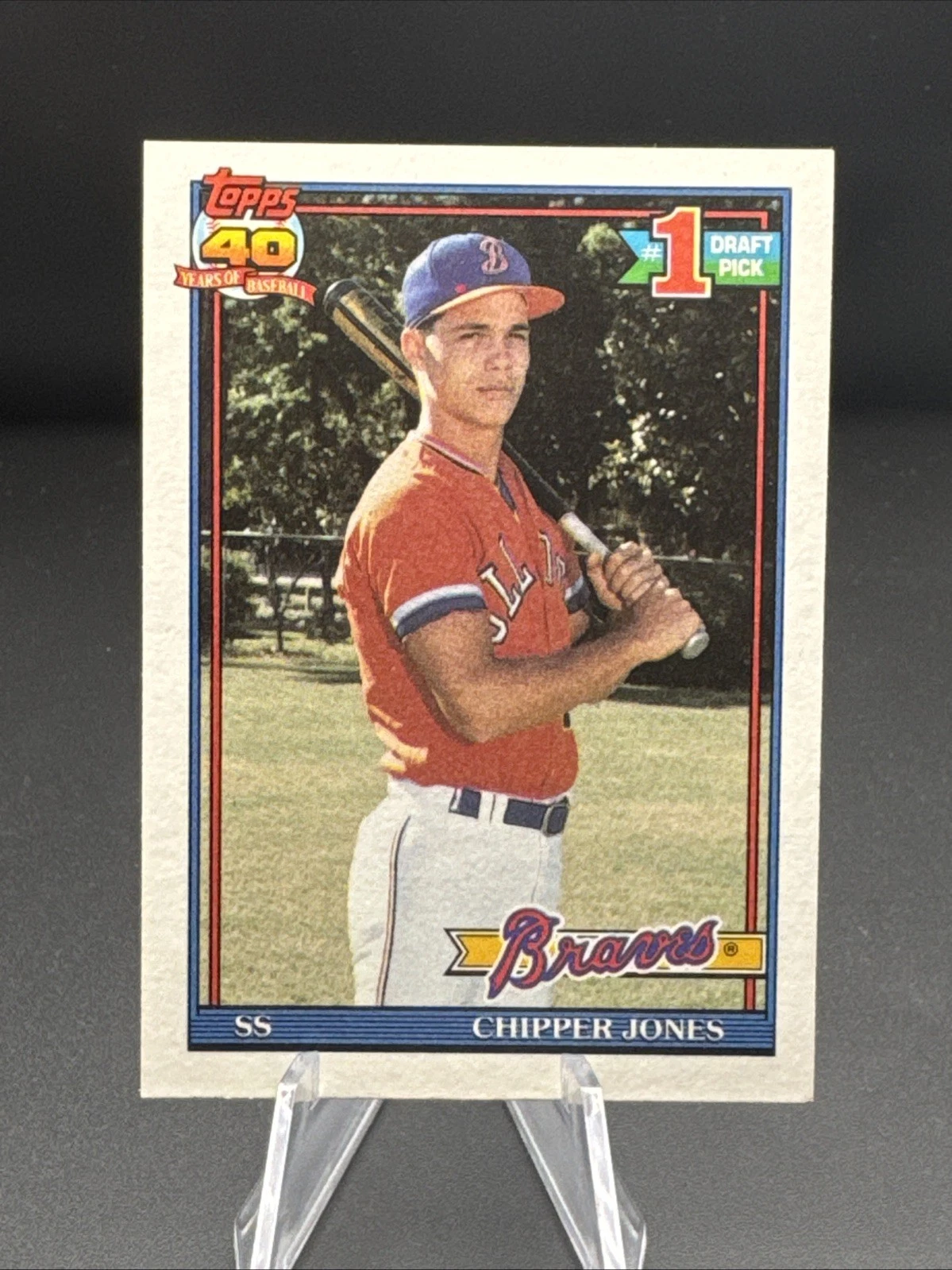 Chipper Jones trading card