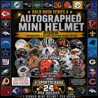 MIAMI DOLPHINS 2026 GOLD RUSH SIGNED NFL FOOTBALL BOX  MINI HELMET LIVE SUNDAY — photo 1