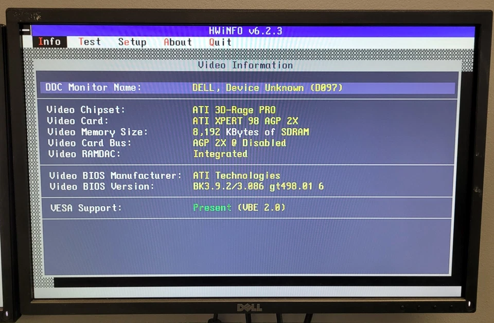 ASUS CUV4X Retro PC Intel Celeron 500MHz 64MB RAM 12GB HDD MS-DOS 3D-Rage Pro - Image 4 of 4
