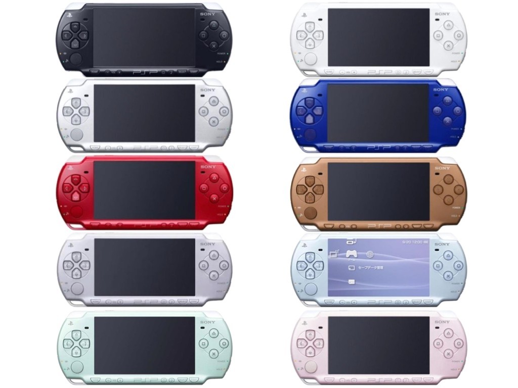SONY PSP-2000 Select Color Console, Battery, Charger, Random