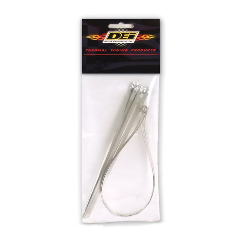 DEI  10205 Stainless Steel Locking Tie Eight 8in and Four 14in per pack