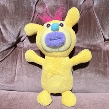 VTech Furby Talking Plush Yellow Battery Operated Toy Blue Nose Pink Hair