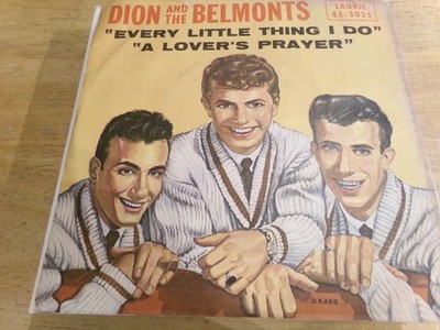 Lot of (17) Dion(& The Belmonts) 45s - (14) on Laurie; (3) on Columbia (4) w/PS