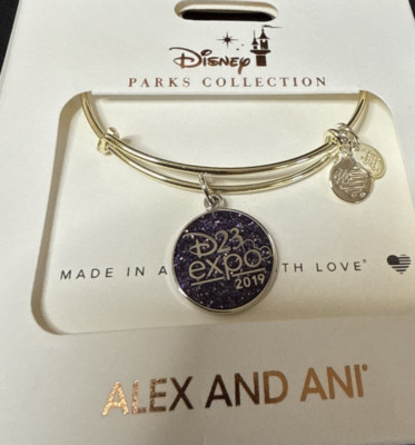D23 Disney Expo 2019 Dream Store Silver Alex and Ani D23 Logo Bracelet Charm