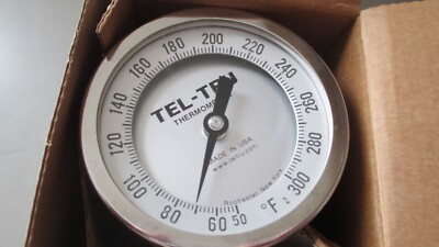 Tel-Tru GT300R Thermometer, 50/300F