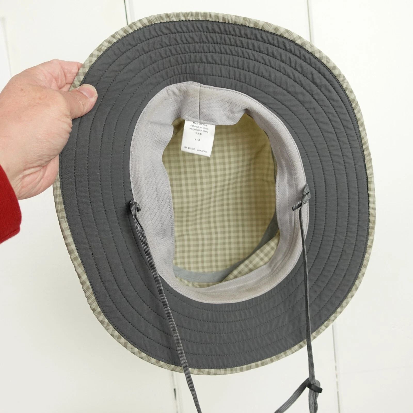 outdoor-research bugout brim checkered insect shield 50 spf sun hat 
