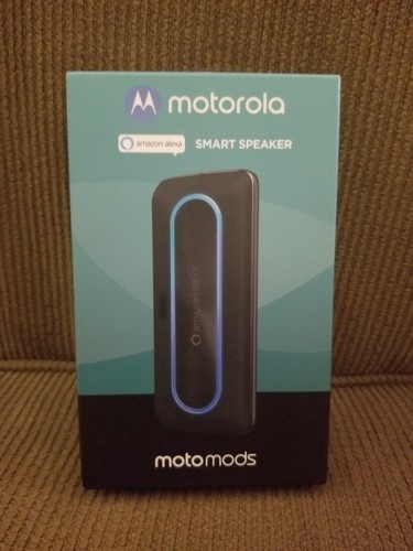 Motorola Moto Smart Speaker Amazon Alexa Moto Mods Black MD100X - 第 1/4 張圖片