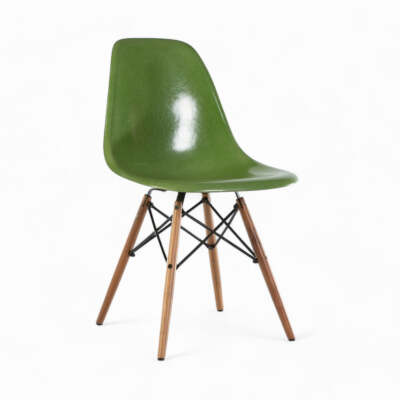 Herman Miller Eames DSW Lime Green Original Vintage Dining
