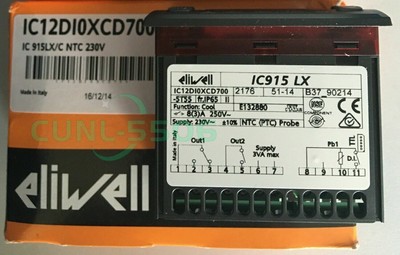 1PCS New For Eliwell Temperature Controller IC915 LX IC915LX 230V 8A