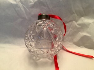 Waterford Signed Times Square Crystal Glass Ball Ornament ~ 2000 Star of Hope